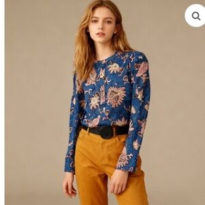 ALC MARCI PAISLEY PUFF SLEEVE
BLOUSE TOP